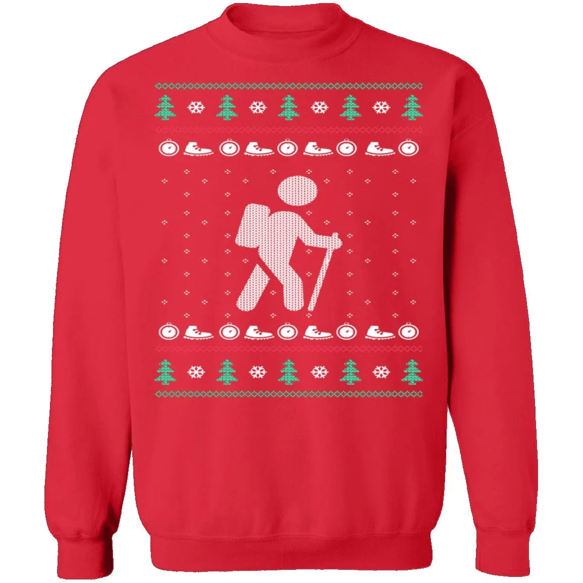 Hiking Ugly Christmas Sweater