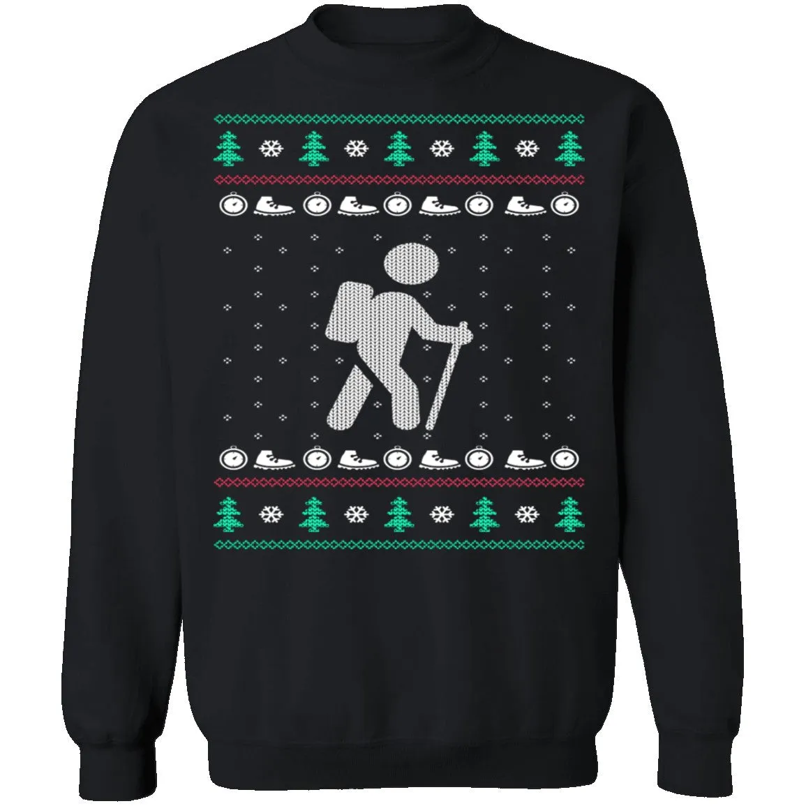 Hiking Ugly Christmas Sweater