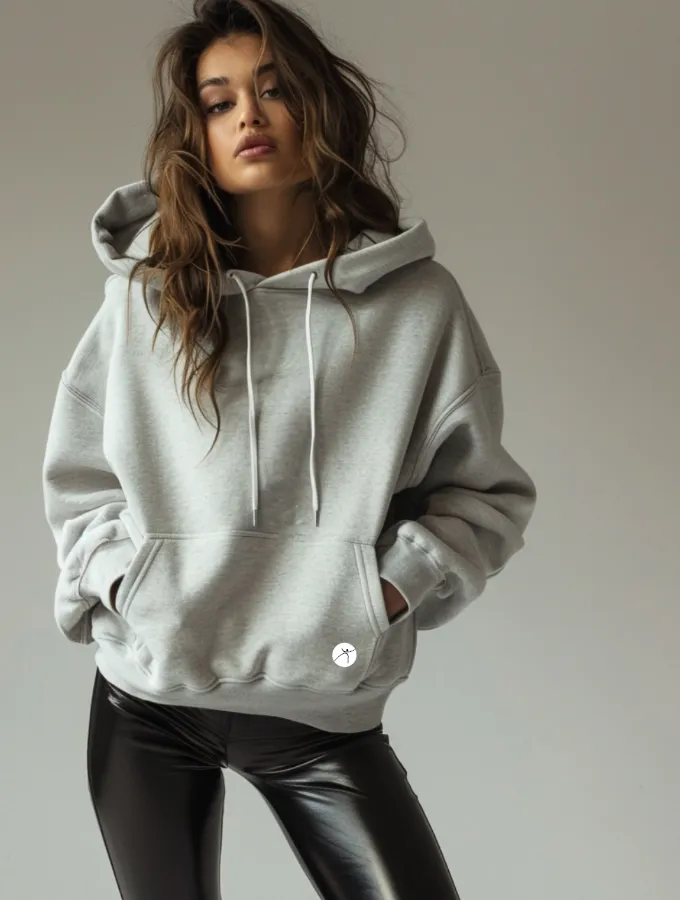 HOT MESS HOODIE - GREY