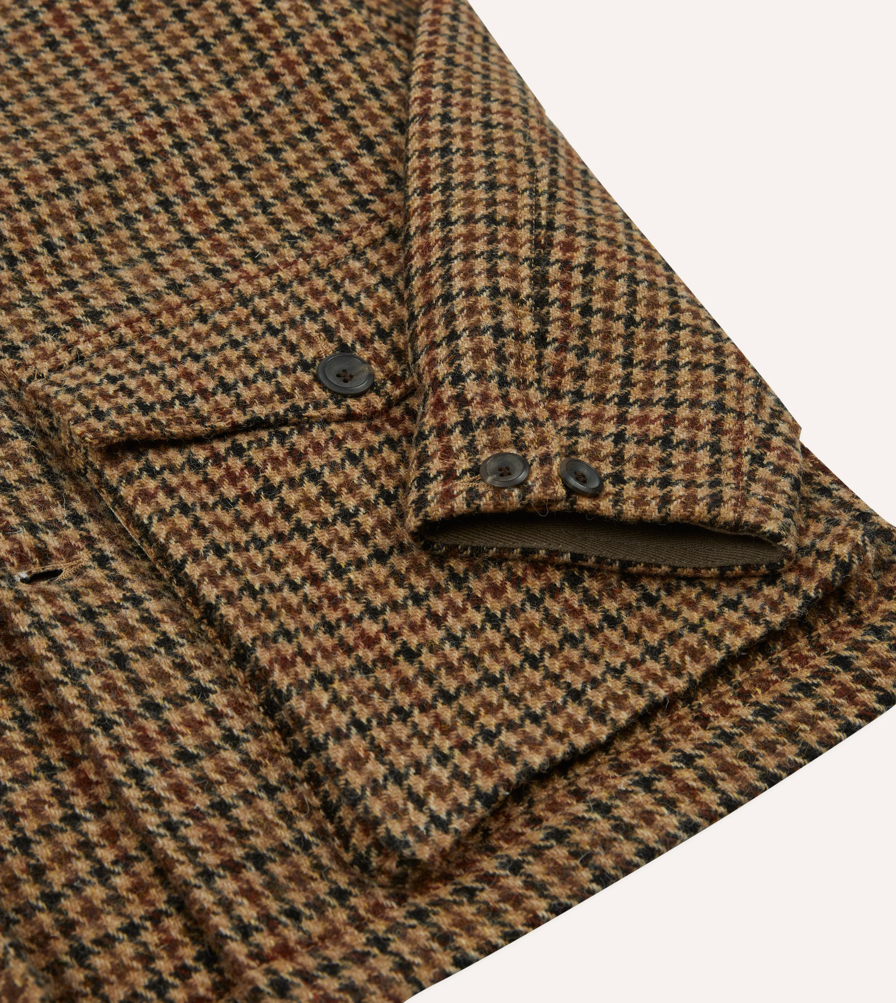 Houndstooth Check Harris Tweed Donkey Chore Jacket