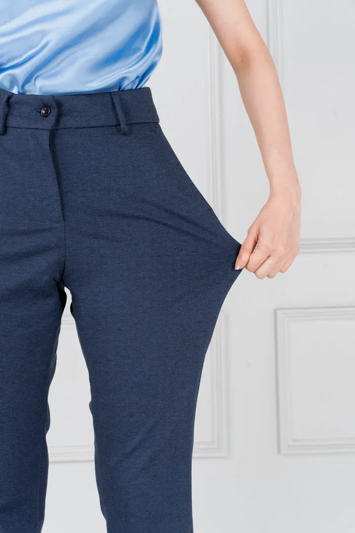 Insignia Blue Power-Stretch Pants - Women