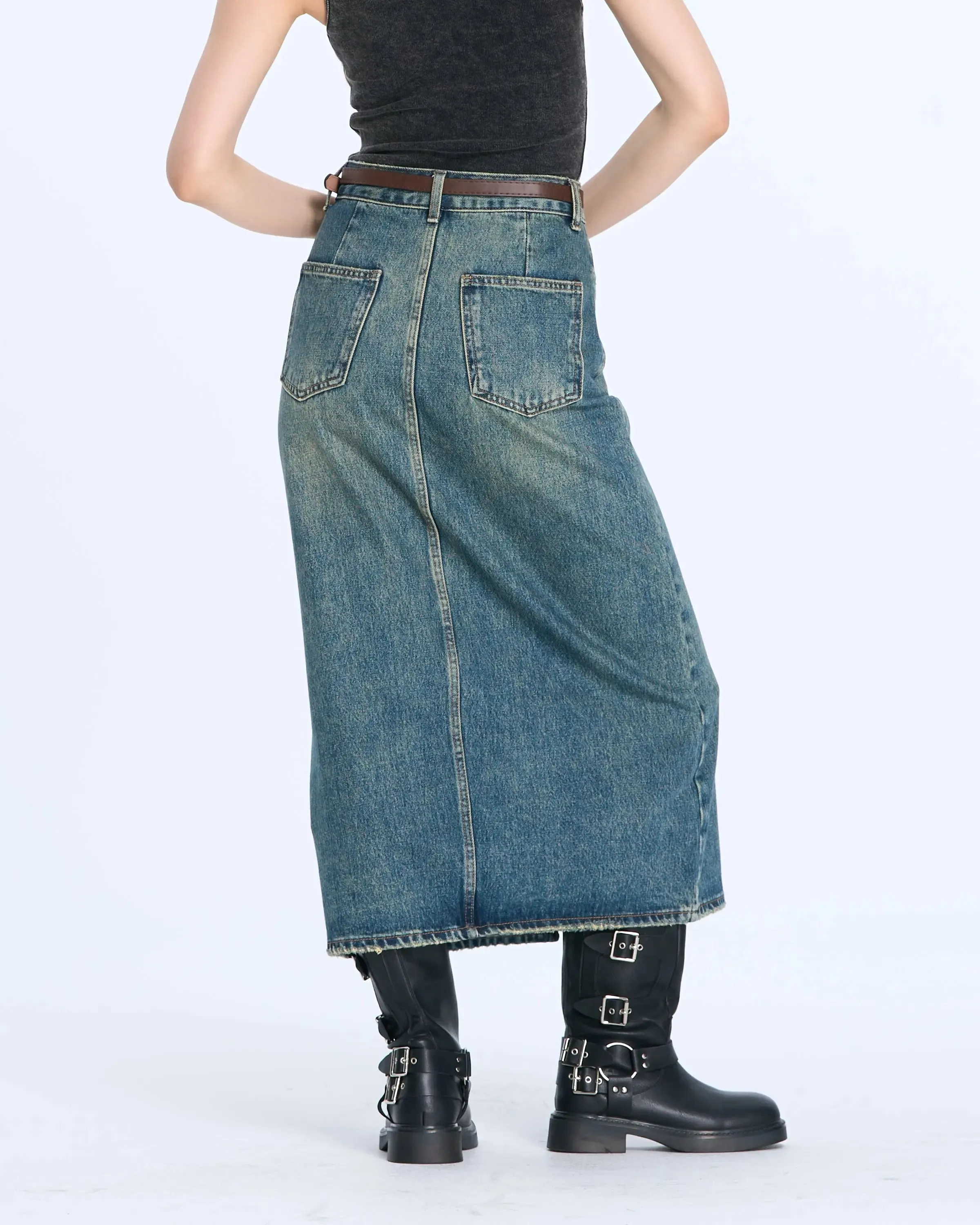 KZ9803 Denim Skirts