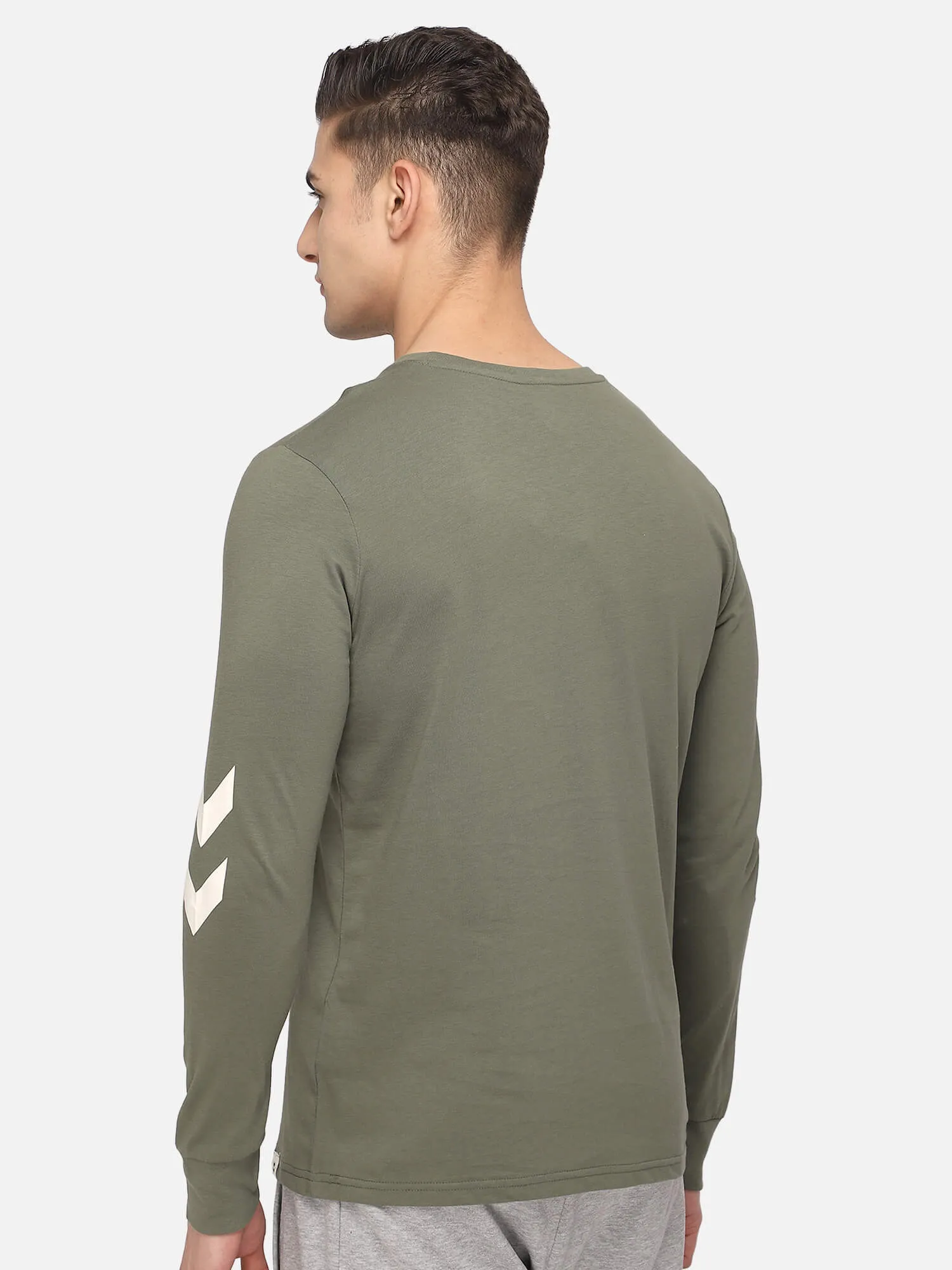 Legacy Men Cotton Green T-Shirt