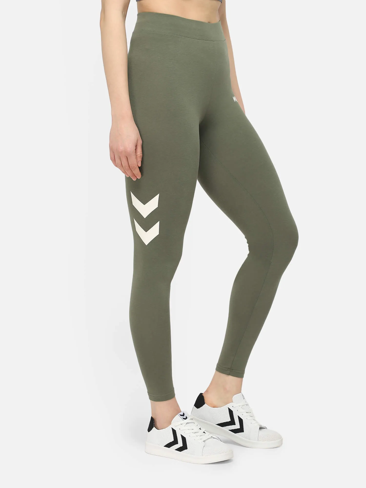 Legacy Women Cotton Green Tight