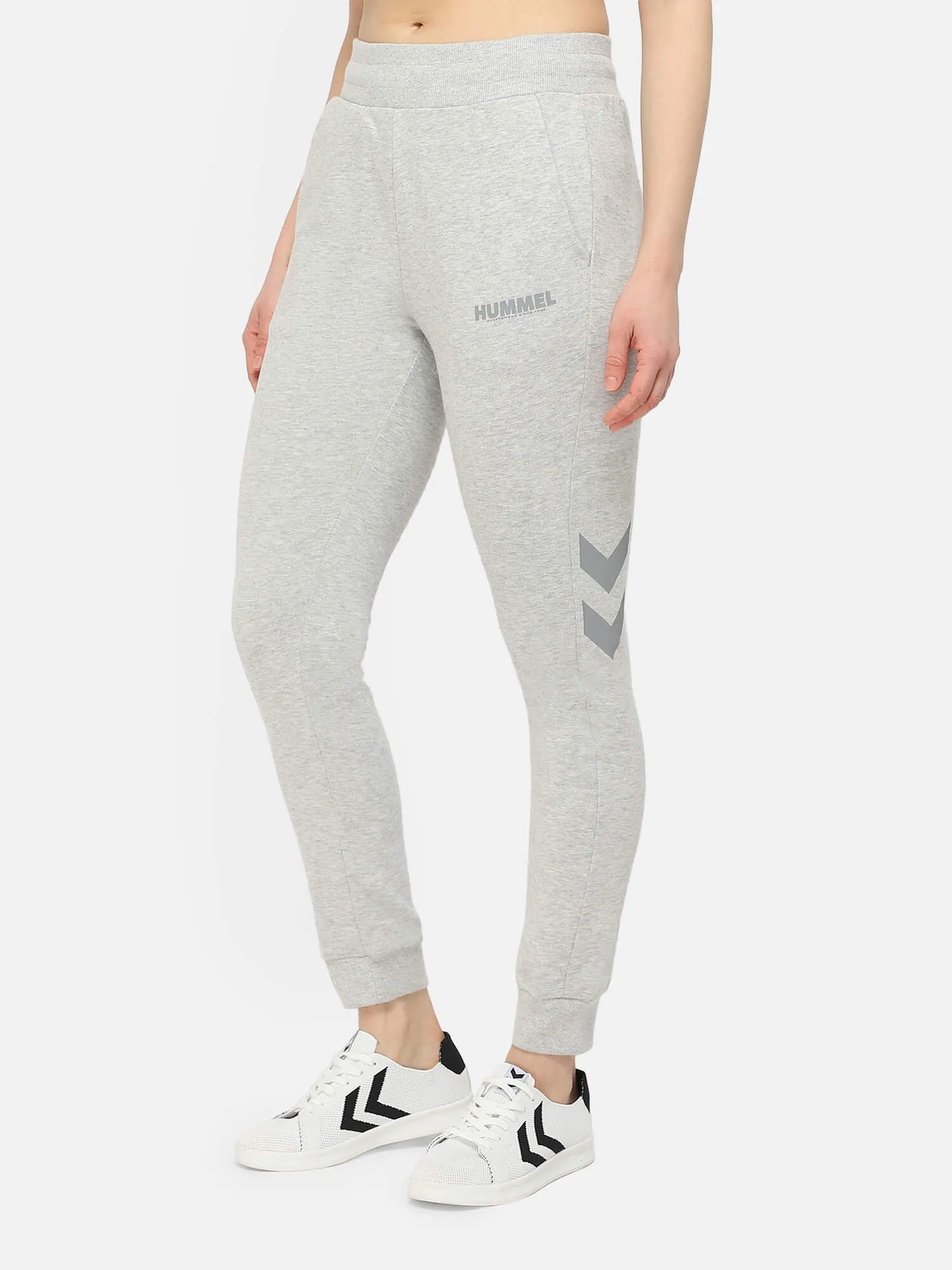 Legacy Women Cotton Grey Tapered Training Pant