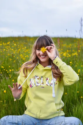 Luxe - Floral Yellow Hello Hoodie