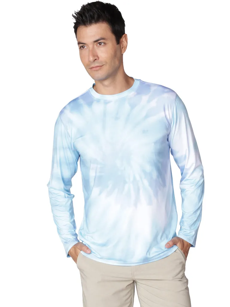 Men's Printed Long Sleeve Ultra Light Weight Sun Shirts