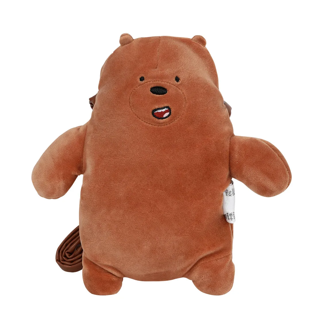 MINISO x We Bare Bears - Plush Crossbody Bag Sling Bag