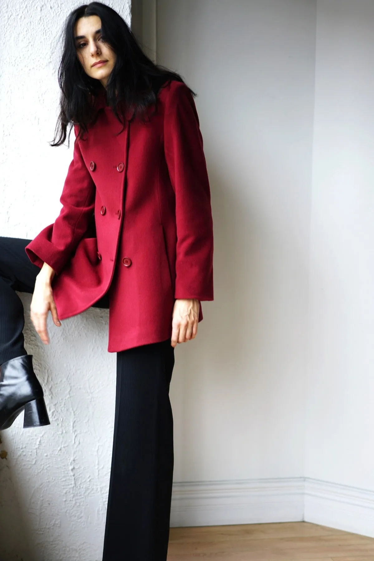 MOLLY Wool & Cashmere Pea Coat 2141