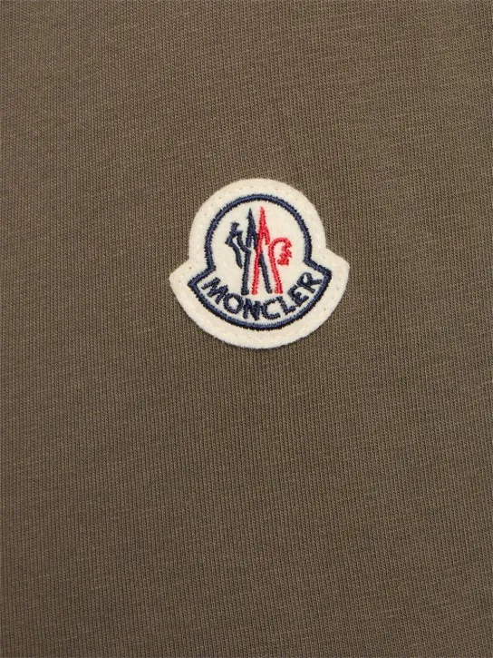 Moncler   Logo cotton jersey t-shirt 