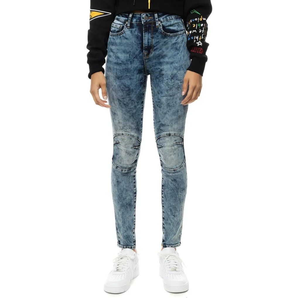 Moto Basic Denim Pants - Fairfax Blue