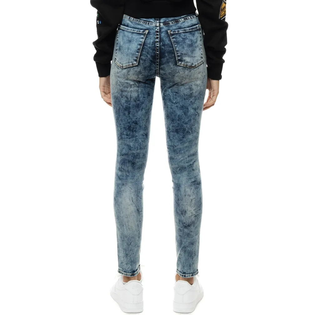 Moto Basic Denim Pants - Fairfax Blue