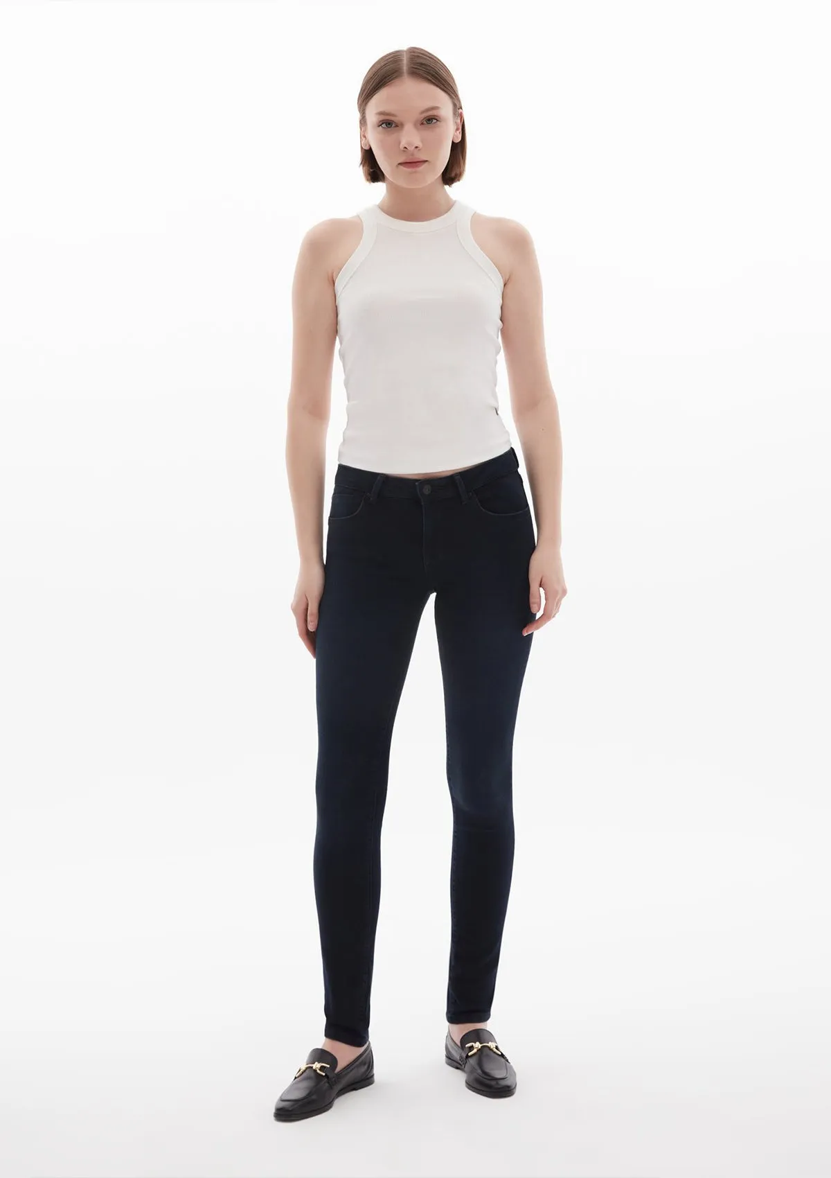 Nicole Parvin Mid Rise Skinny Jean