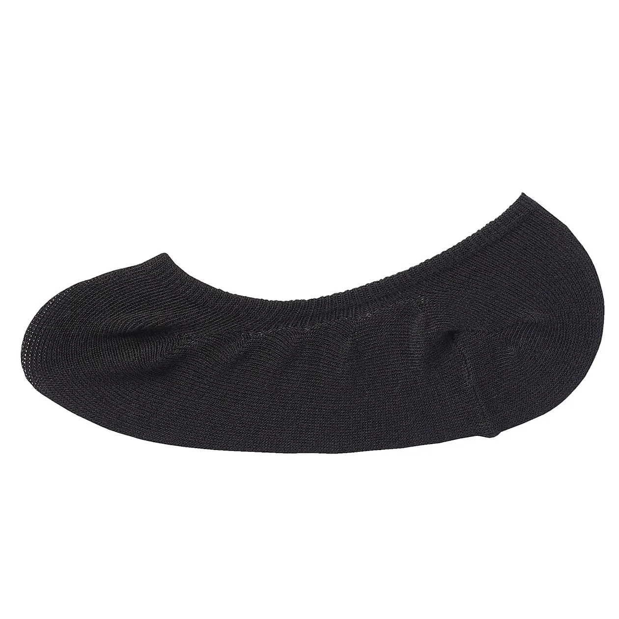 Non-Slip Wide Fit Cotton Blend No-Show Socks