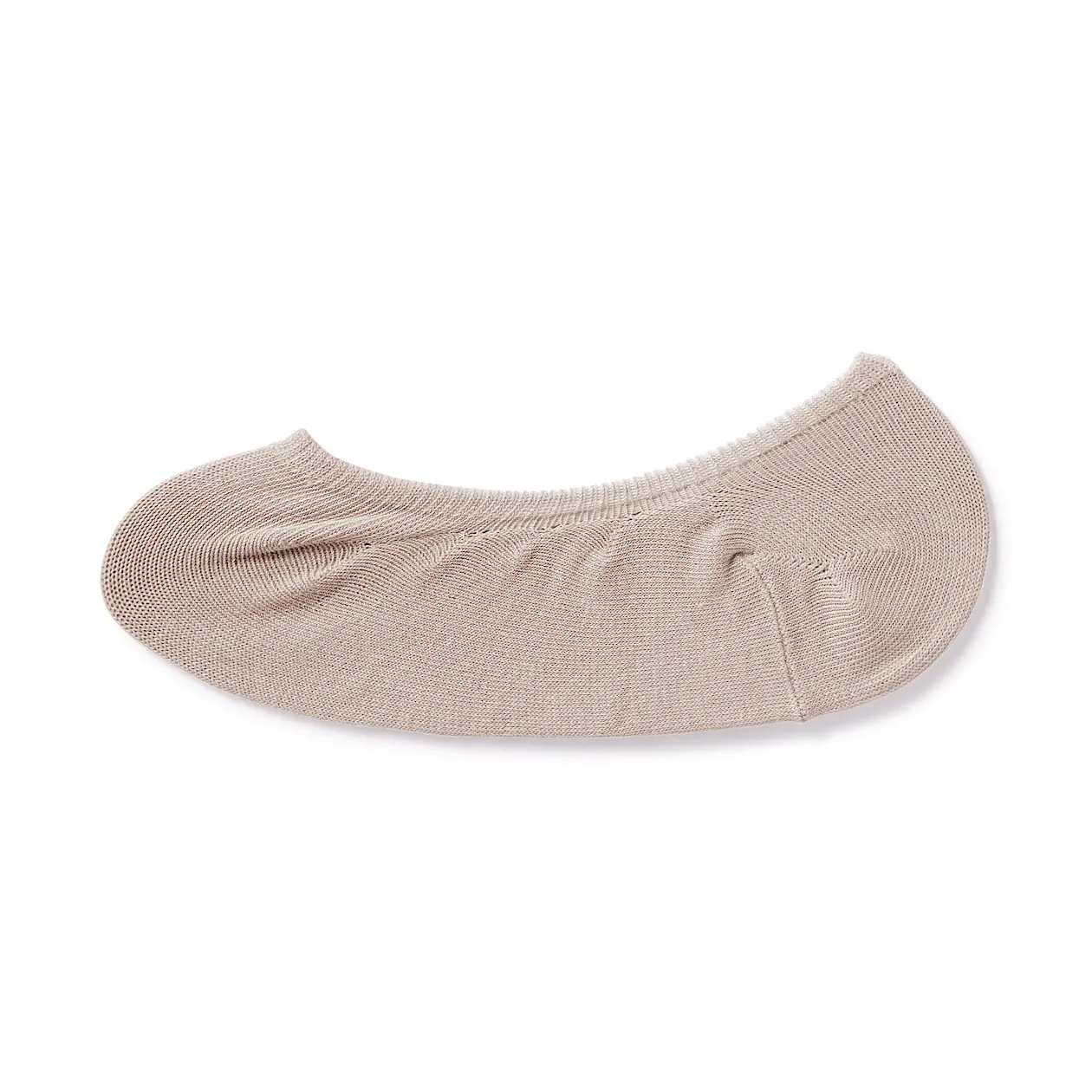 Non-Slip Wide Fit Cotton Blend No-Show Socks