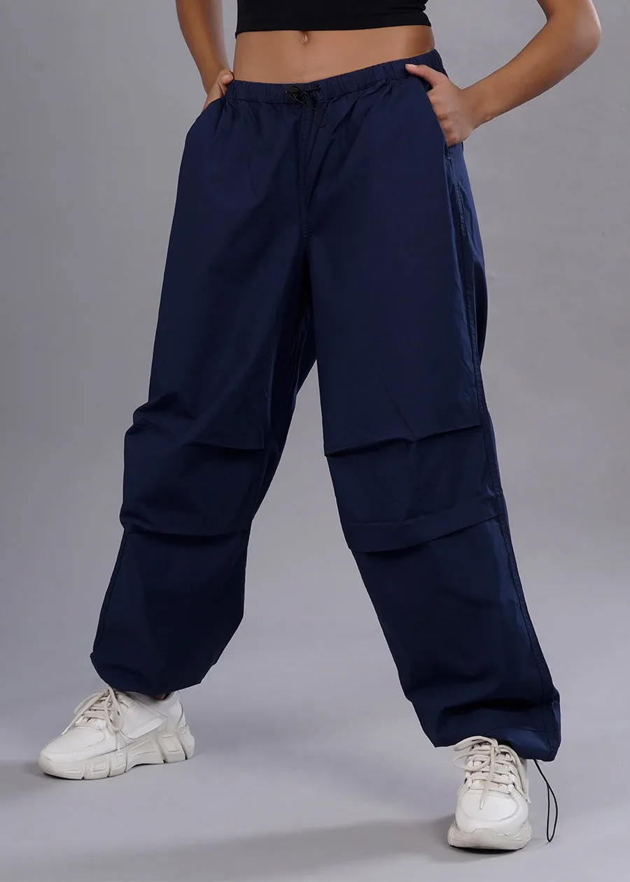 Parachute Pants For Women - Classic Navy