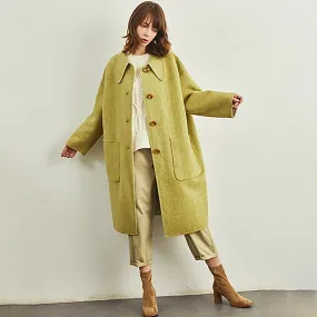 Reversible Double Face Wool Coat