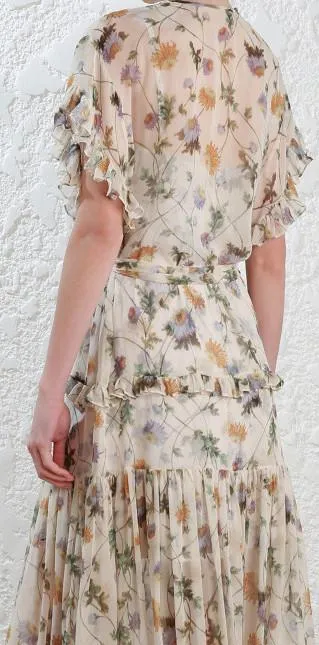 'Rife' Dandelion Long Dress