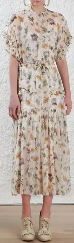 'Rife' Dandelion Long Dress