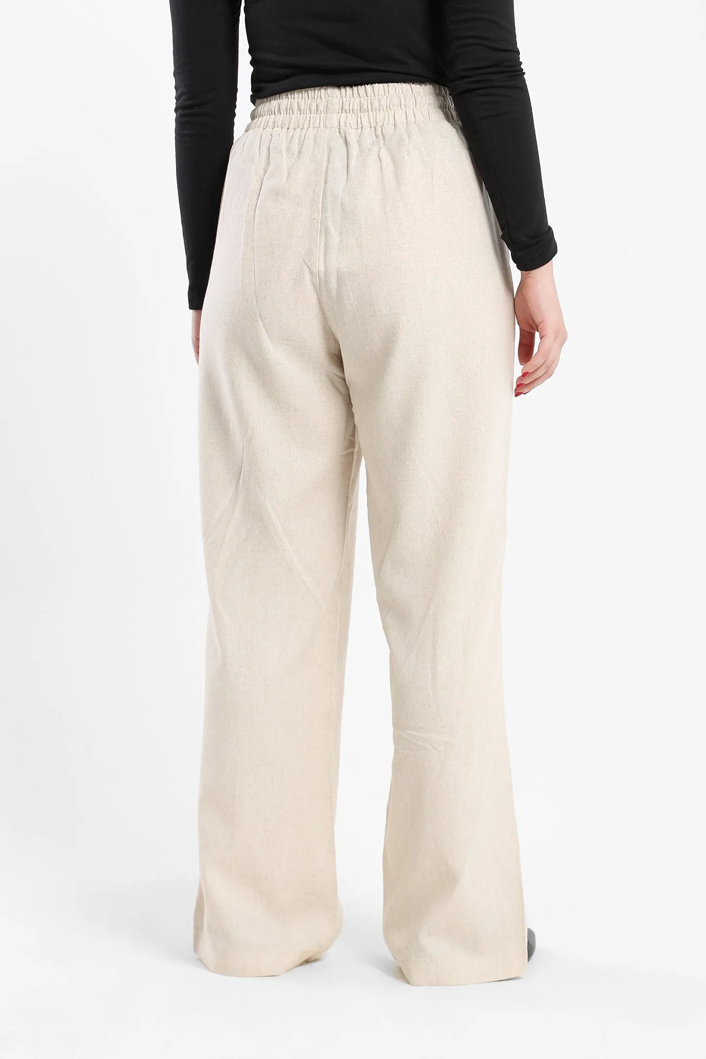 Sandy Linen Pants - Beige