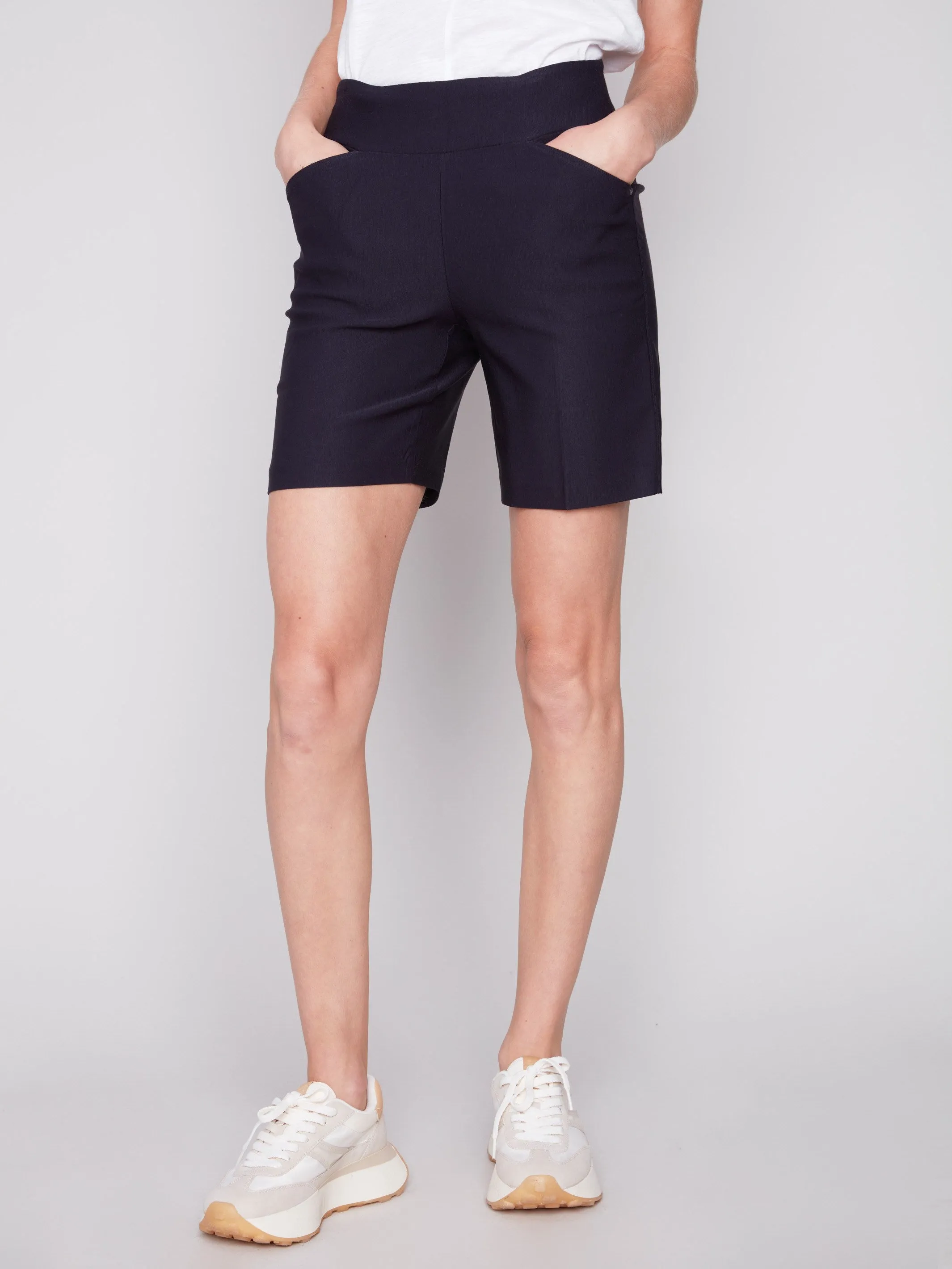 Smooth Stretch Shorts - Navy