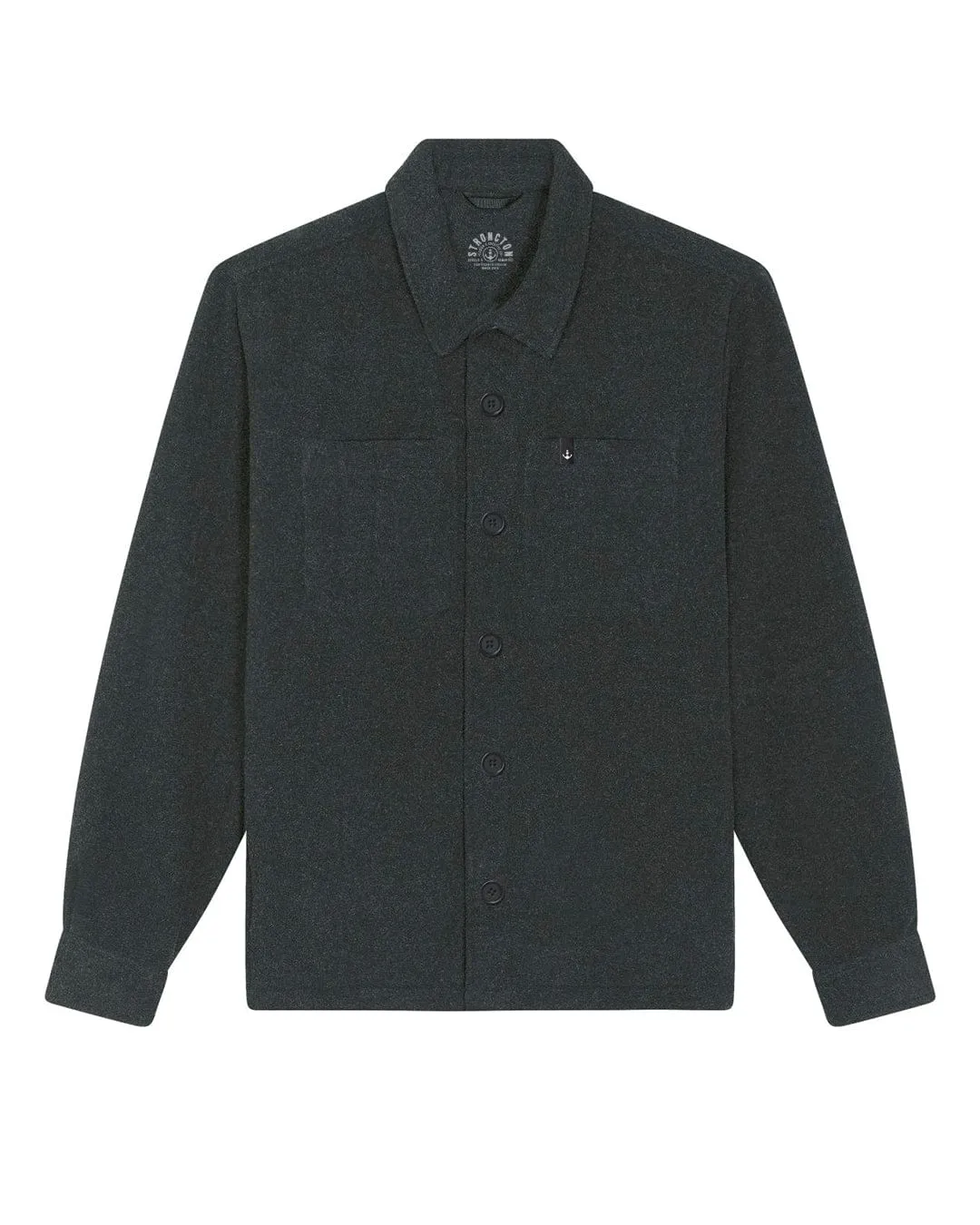 Stroncton Overshirt Jacket - Dark Heather Grey