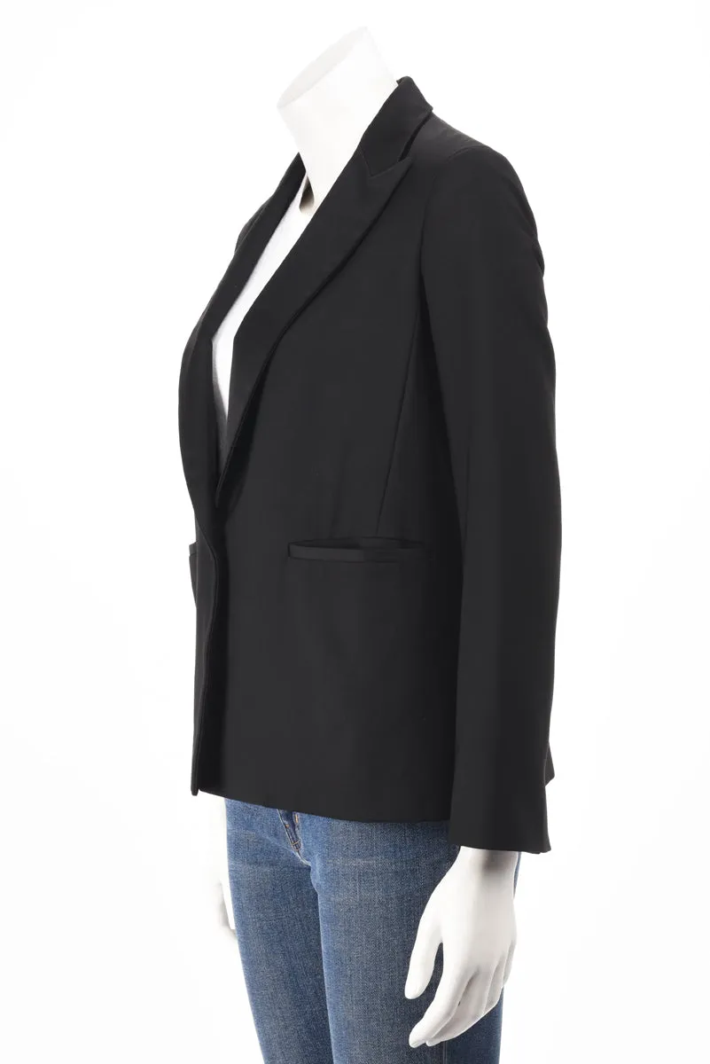 The Row Black Wool Blazer Jacket US 2