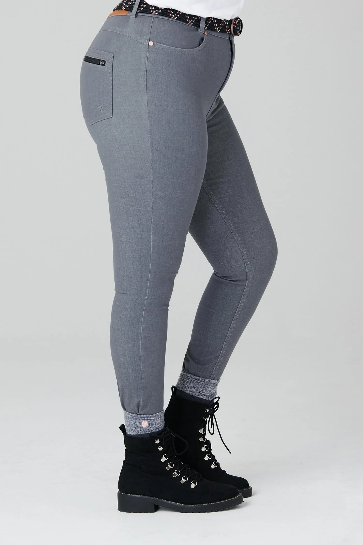 The Skinny Outdoor Jeans - Grey Denim