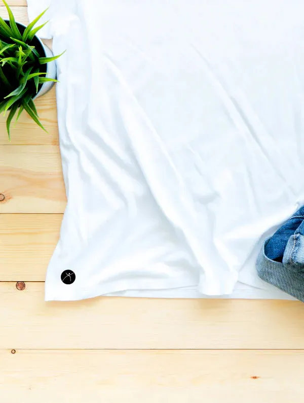 TONED OVERSIZED TEE - WHITE