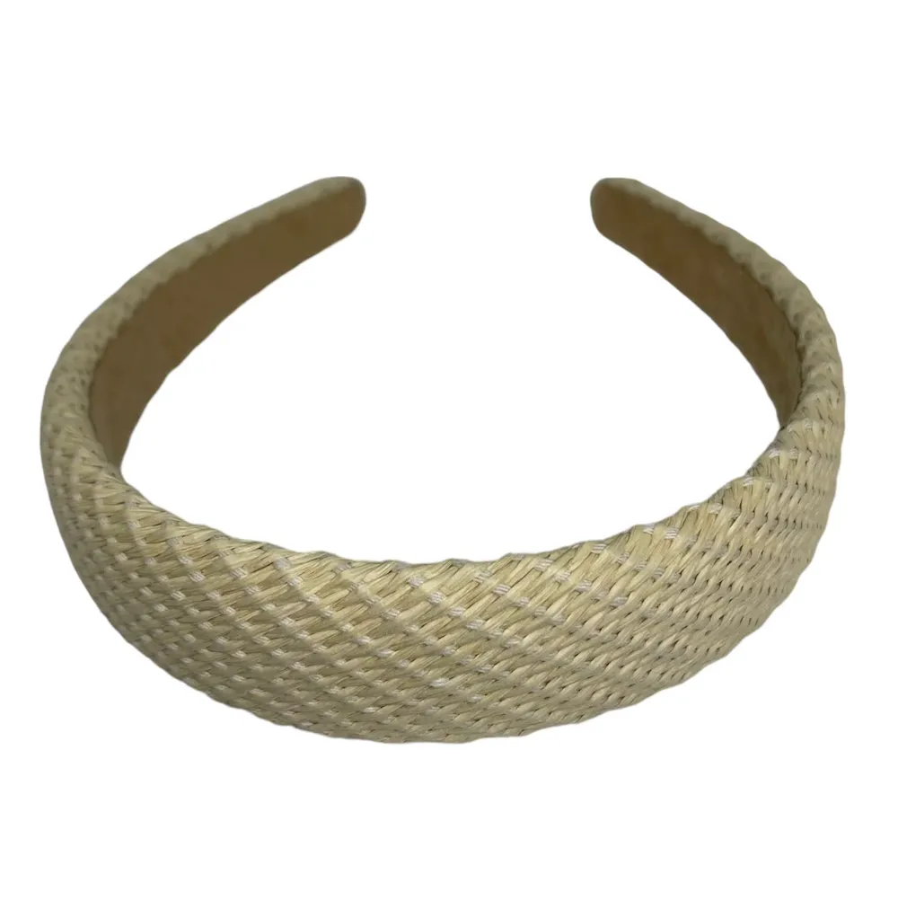 Wide Headband Summer Rattan Headbands