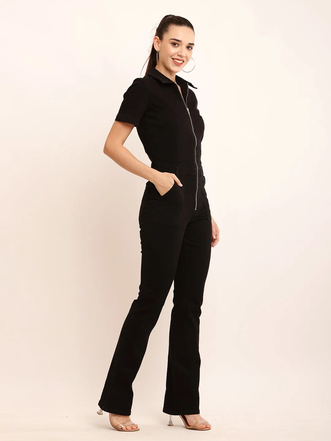 Women Denim Jumpsuit