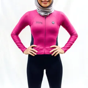 WOMEN Full Length Hypermesh™ ELITE Tri Suit (Long Sleeve) - Supreme Breathability, Modest Performance Wear