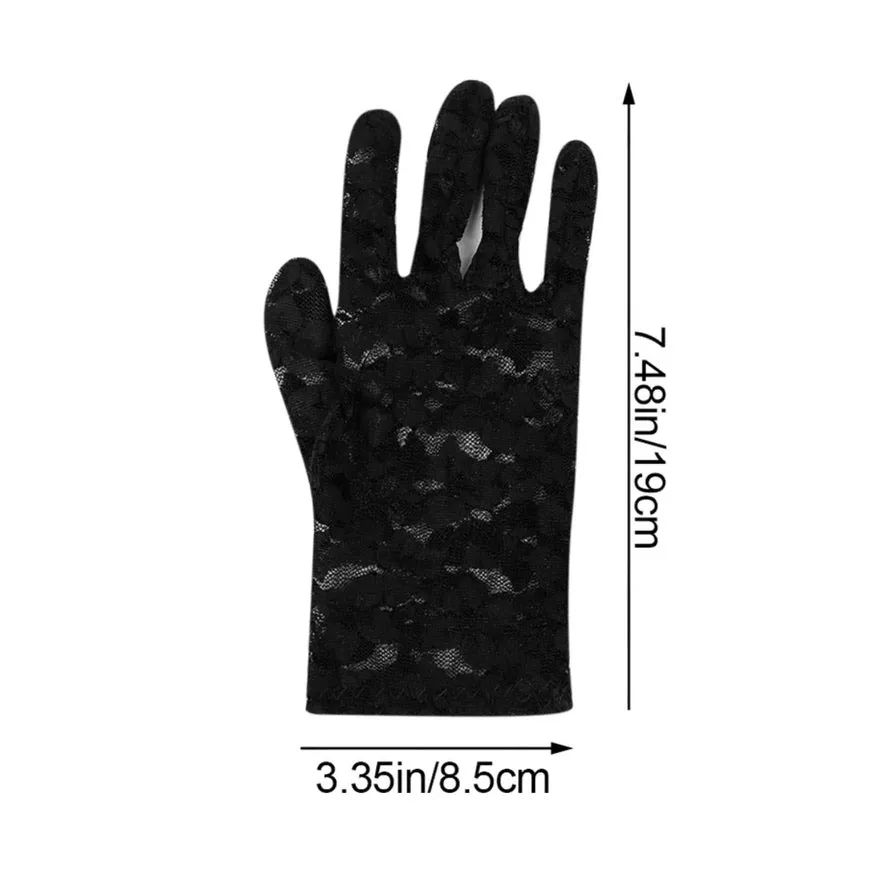 Women one side lace glove, for Ice and Figure Skating