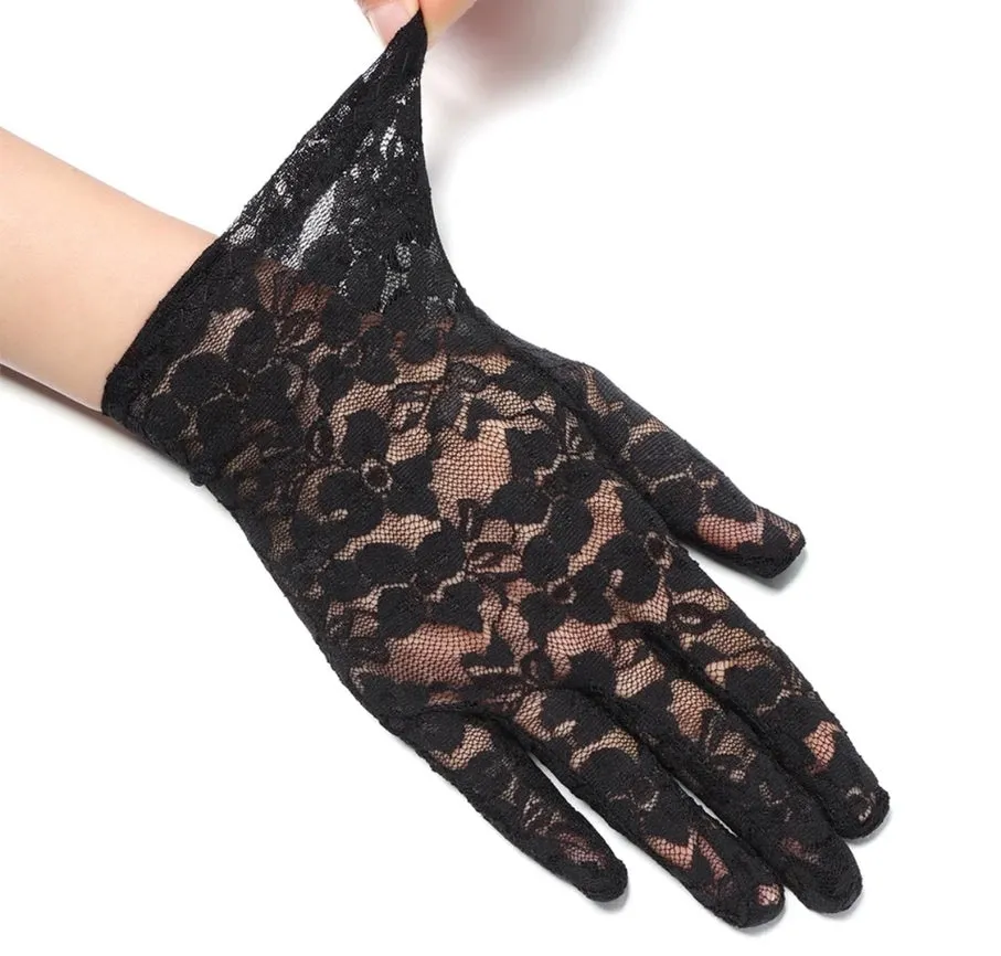 Women one side lace glove, for Ice and Figure Skating