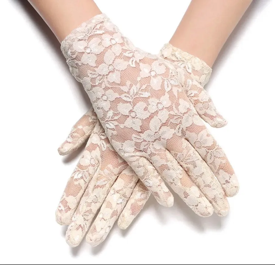 Women one side lace glove, for Ice and Figure Skating